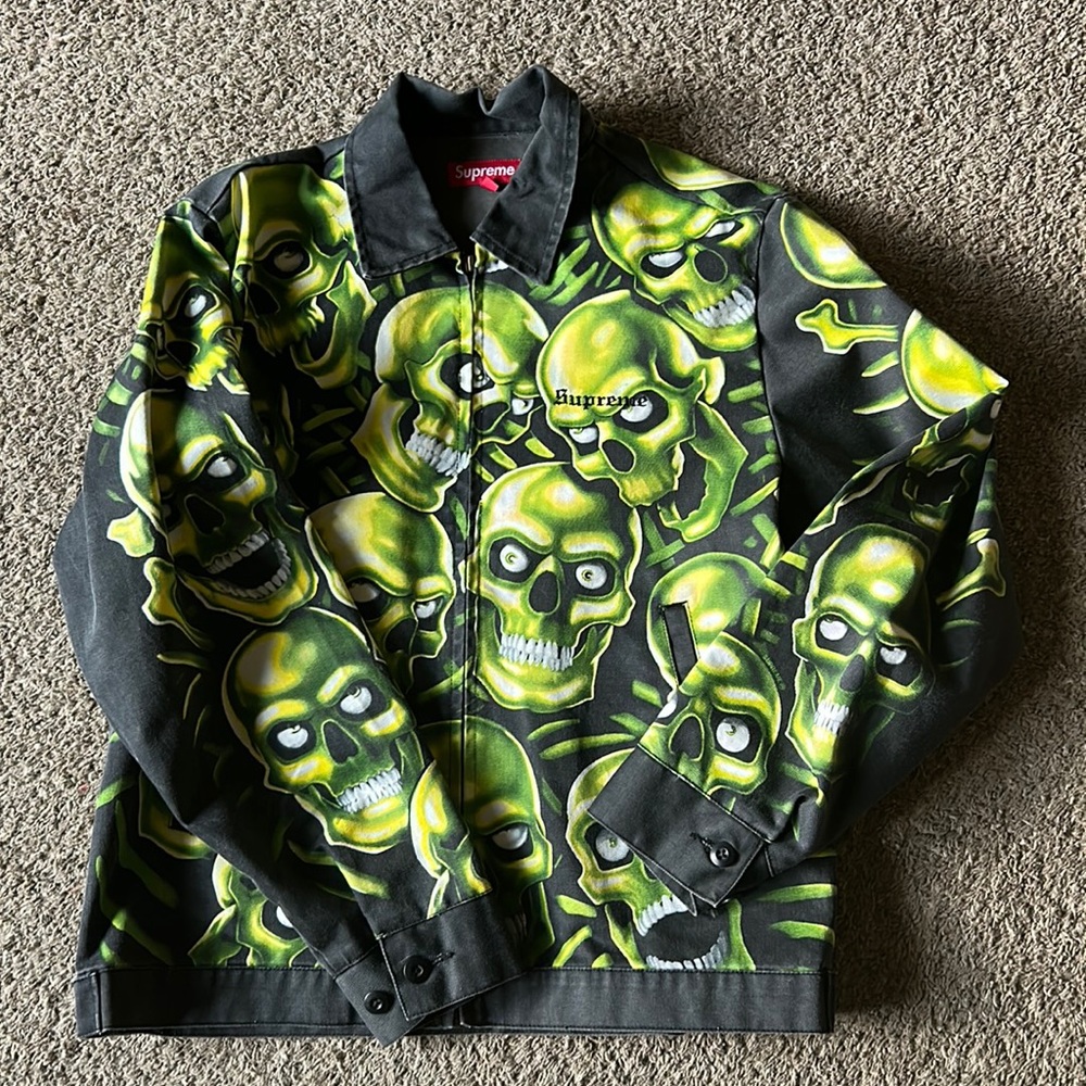 supreme skull pile jacket